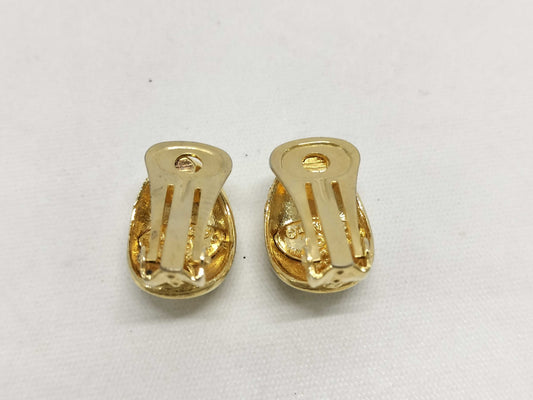 CHANEL Rhinestone Earrings