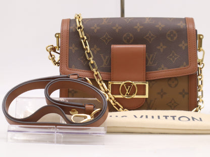 LOUIS VUITTON M45958 Reverse Dauphine MM Shoulder Strap/Chain Strap Shoulder Bag