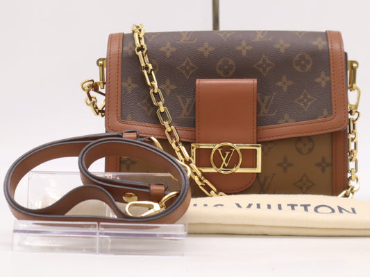 LOUIS VUITTON M45958 Reverse Dauphine MM Shoulder Strap/Chain Strap Shoulder Bag