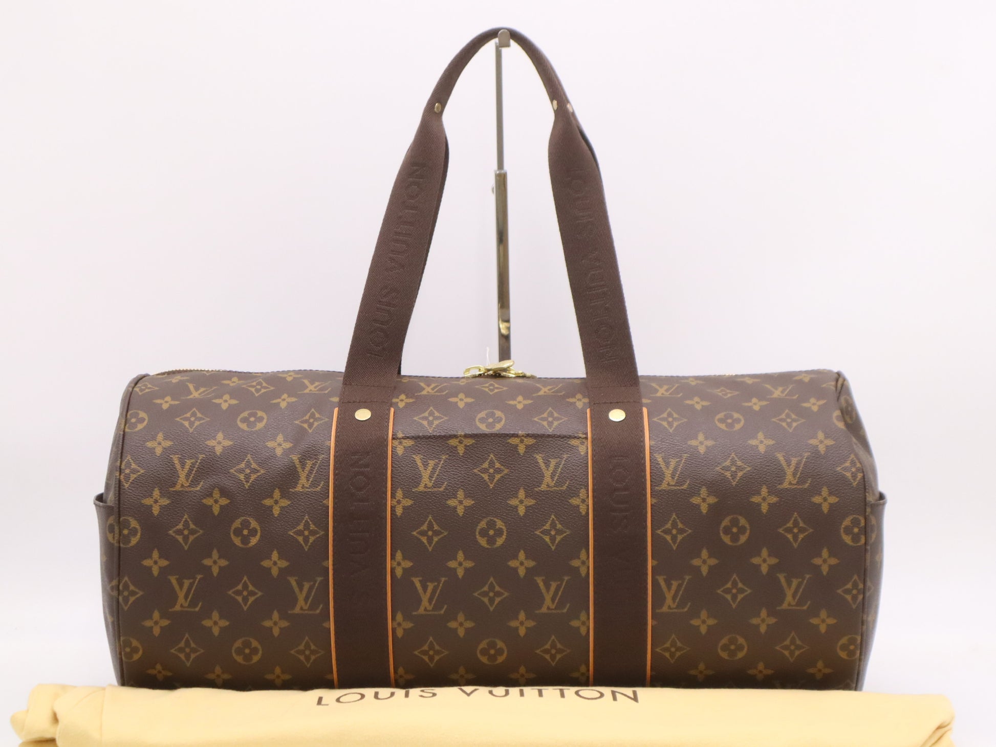 LOUIS VUITTON M97036 Monogram Sporty Bobur Boston Bag with Dust Bag