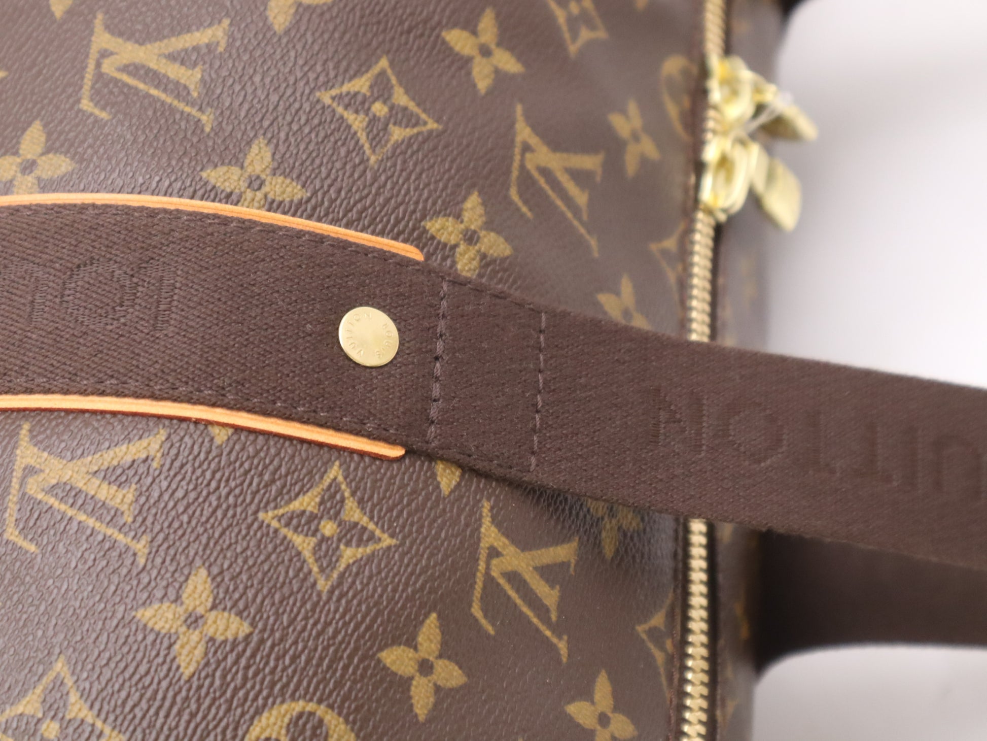 LOUIS VUITTON M97036 Monogram Sporty Bobur Boston Bag with Dust Bag