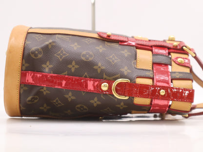 LOUIS VUITTON M95613 Monogram Ruby Neo Bucket Rouge Tote Bag