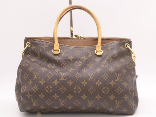 LOUIS VUITTON M40907 Monogram Pallas Avane Handbag with Shoulder Strap