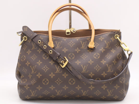 LOUIS VUITTON M40907 Monogram Pallas Avane Handbag with Shoulder Strap