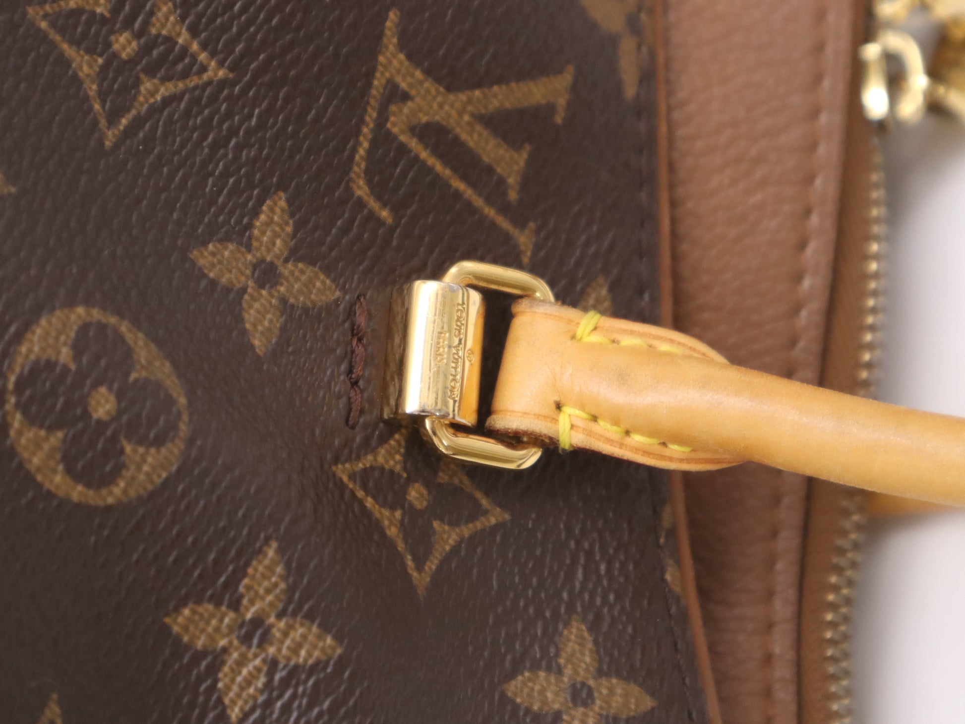 LOUIS VUITTON M40907 Monogram Pallas Avane Handbag with Shoulder Strap