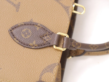 LOUIS VUITTON M46373 Reverse On the Go PM Monogram Giant RFID Verified Handbag