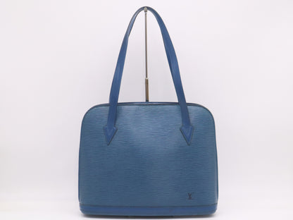 LOUIS VUITTON M52285 Epi-Lussac Toledo Blue Tote Bag