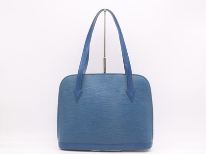 LOUIS VUITTON M52285 Epi-Lussac Toledo Blue Tote Bag