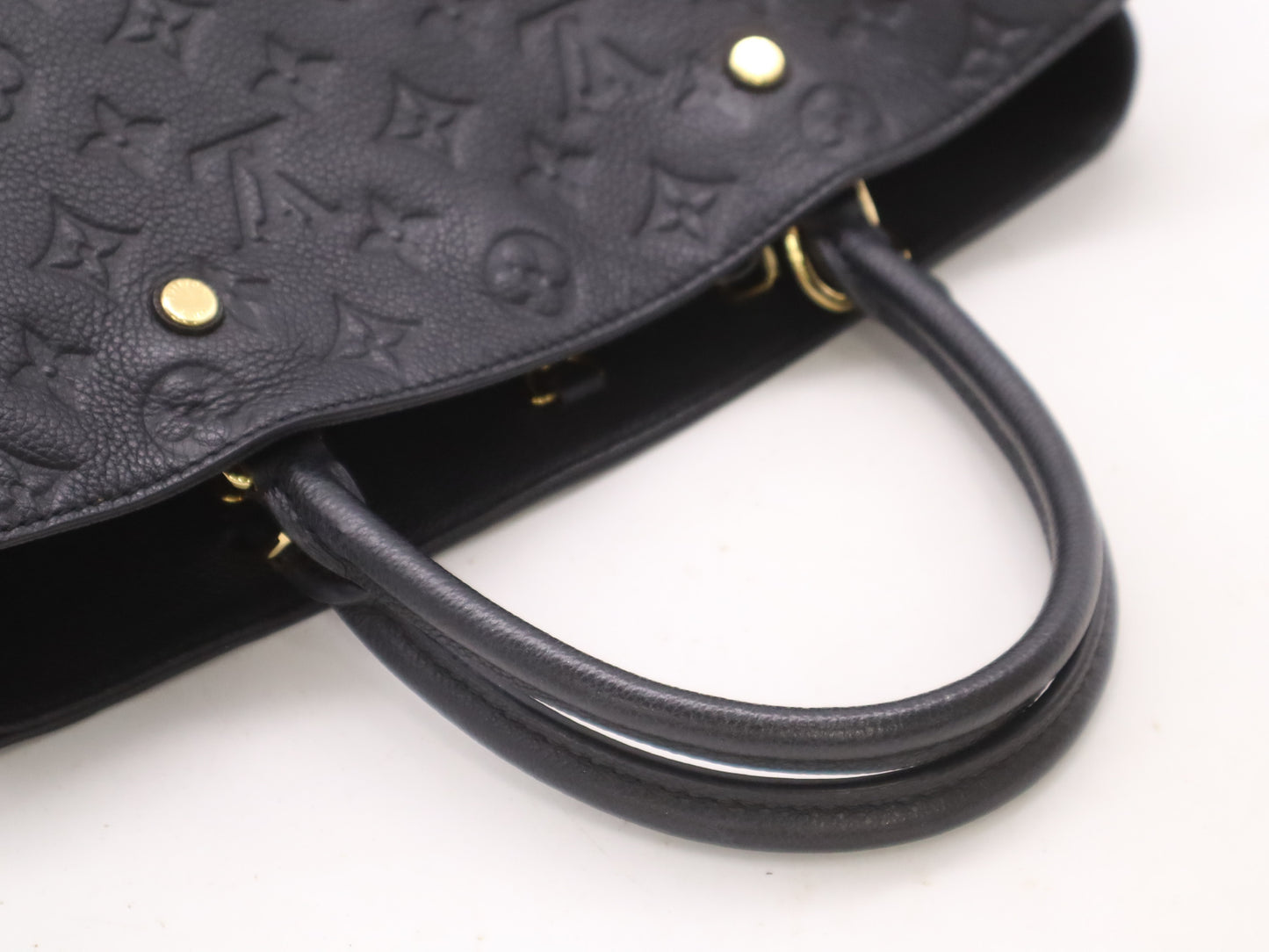 LOUIS VUITTON M41069 Empreinte Montaigne GM Noir Handbag