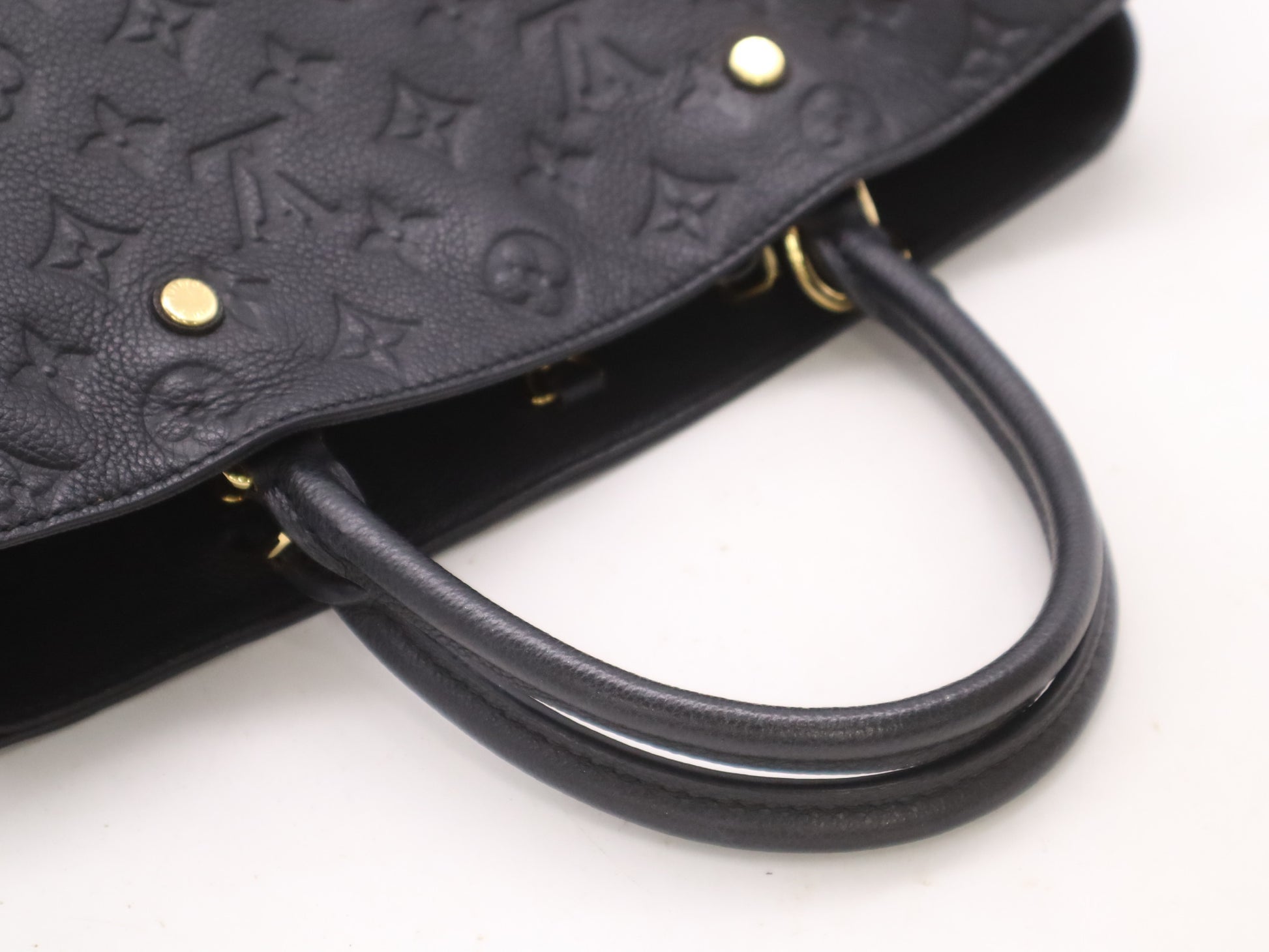 LOUIS VUITTON M41069 Empreinte Montaigne GM Noir Handbag