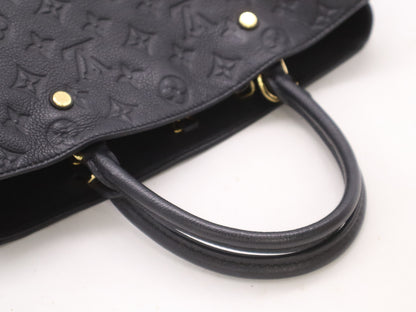 LOUIS VUITTON M41069 Empreinte Montaigne GM Noir Handbag