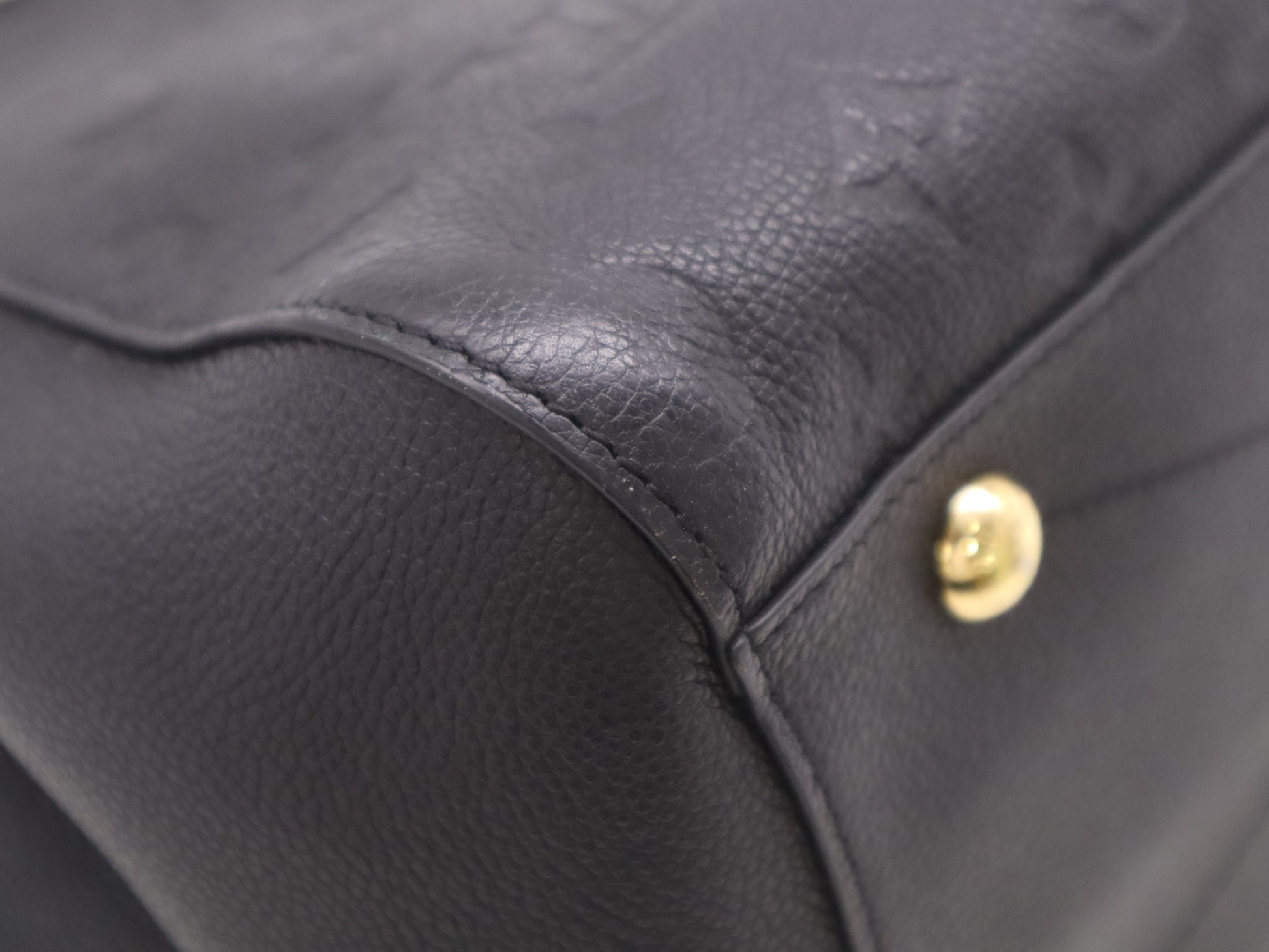 LOUIS VUITTON M41069 Empreinte Montaigne GM Noir Handbag