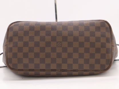 LOUIS VUITTON N41603 Damier Neverfull MM Ebene Rose Ballerine Tote Bag
