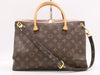 LOUIS VUITTON M40468 Monogram Pallas Rose Ballerine Shoulder Bag
