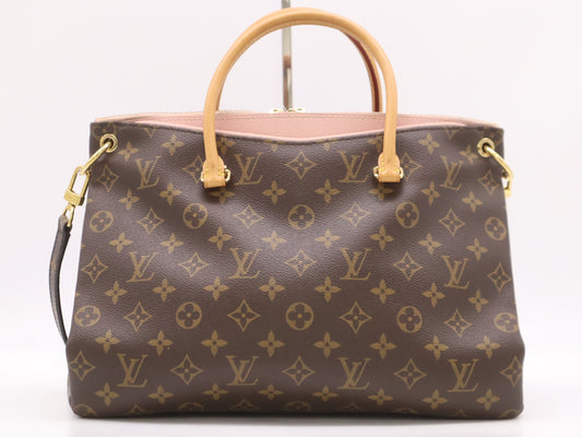 LOUIS VUITTON M40468 Monogram Pallas Rose Ballerine Shoulder Bag