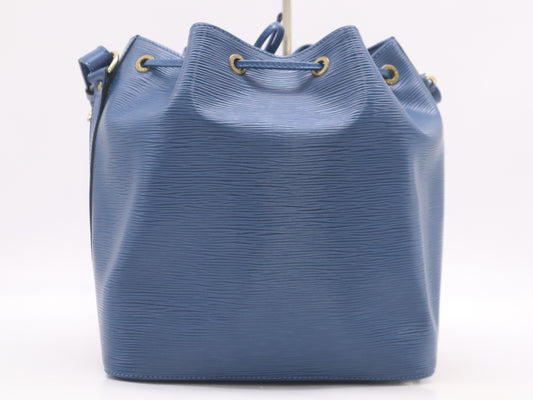 LOUIS VUITTON M44105 Epi Petit Noe Toledo Blue Shoulder Bag