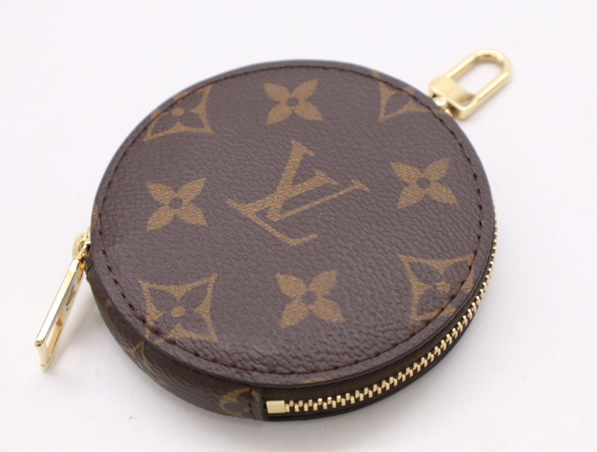 LOUIS VUITTON M46373 Monogram Reverse Canvas On-the-Go PM RFID Verified Tote Bag 
