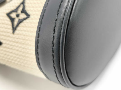LOUIS VUITTON M82418 Monogram By the Pool Nano Bucket Shoulder Bag with Shoulder Strap, Pouch, and Dust Bag