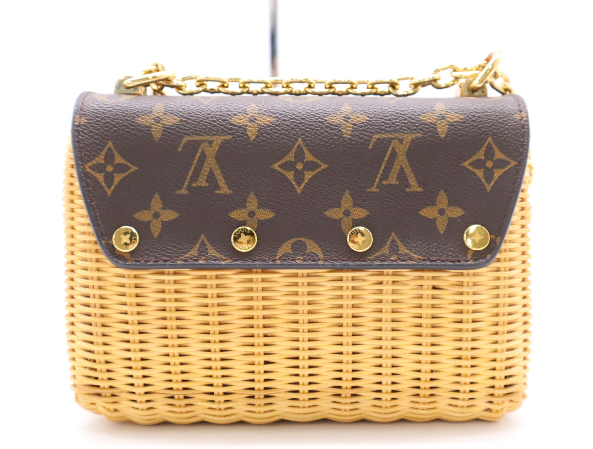 LOUIS VUITTON M44296 Monogram Twist PM Shoulder Bag with Mirror