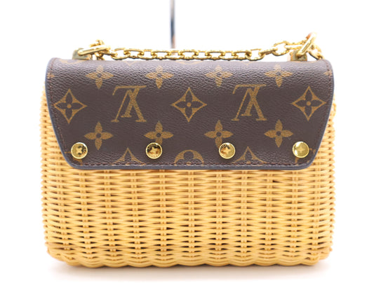 LOUIS VUITTON M44296 Monogram Twist PM Shoulder Bag with Mirror