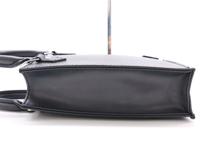 LOUIS VUITTON M69441 Petite Sac Plat Noir Shoulder Bag RFID Verified No Serial Tag