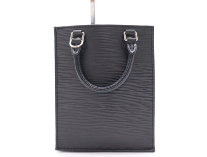 LOUIS VUITTON M69441 Petite Sac Plat Noir Shoulder Bag RFID Verified No Serial Tag
