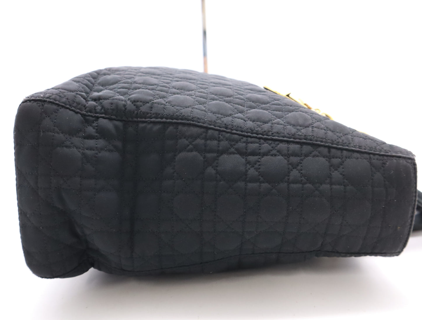 Dior Nylon Cannage Lady Dior Handbag Black