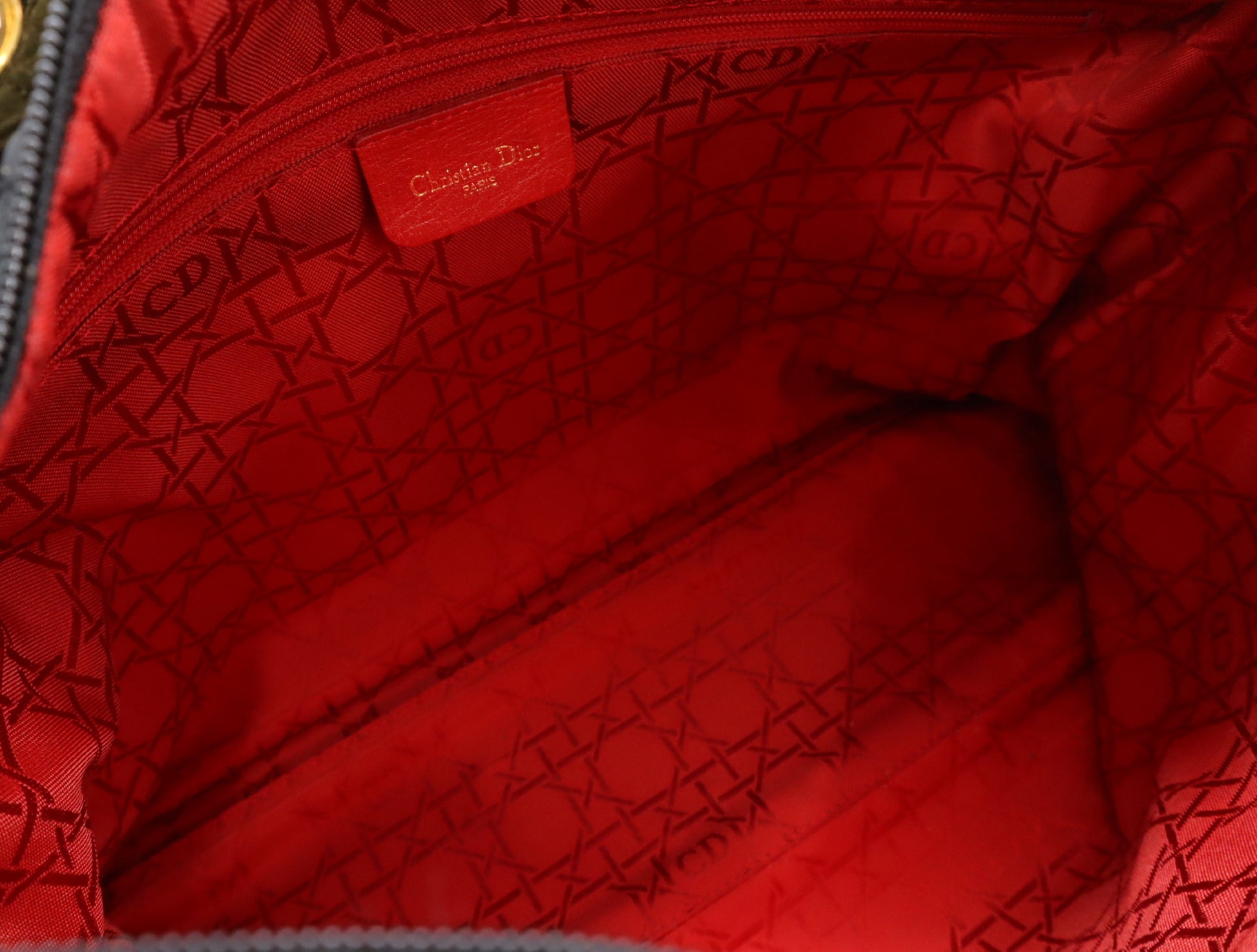 Dior Nylon Cannage Lady Dior Handbag Black