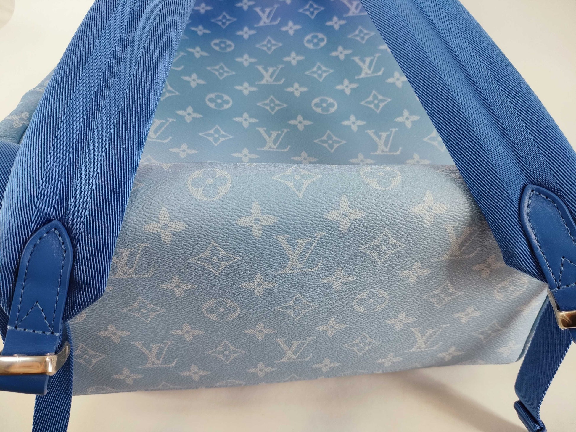 LOUIS VUITTON Monogram Bag LV Backpack M45441 Multi-Pocket Backpack Monogram Clouds Blue Bag Backpack
