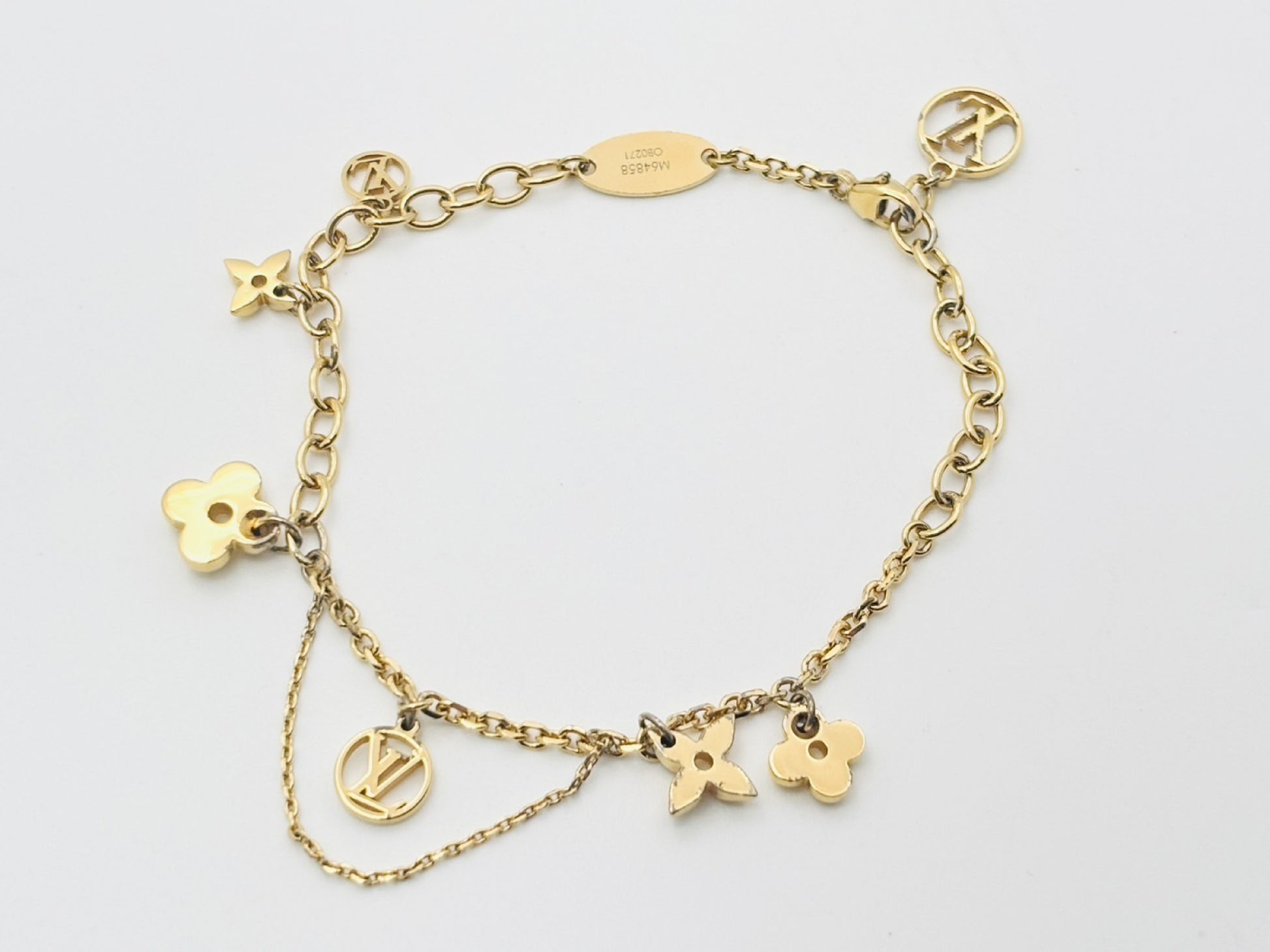LOUIS VUITTON M64858 Blooming LV Circle Bracelet/Bangle