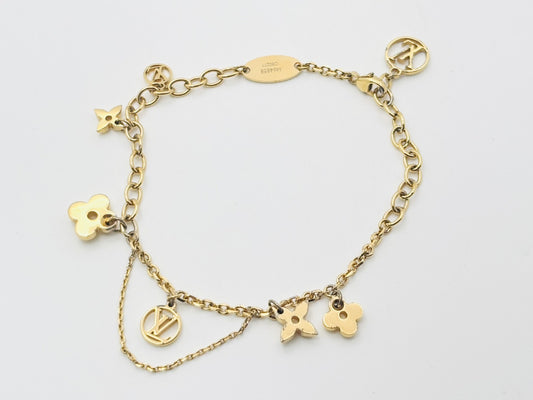 LOUIS VUITTON M64858 Blooming LV Circle Bracelet/Bangle