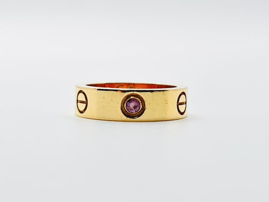 Cartier Love #53 1PS YG 750 9.4g Ring 