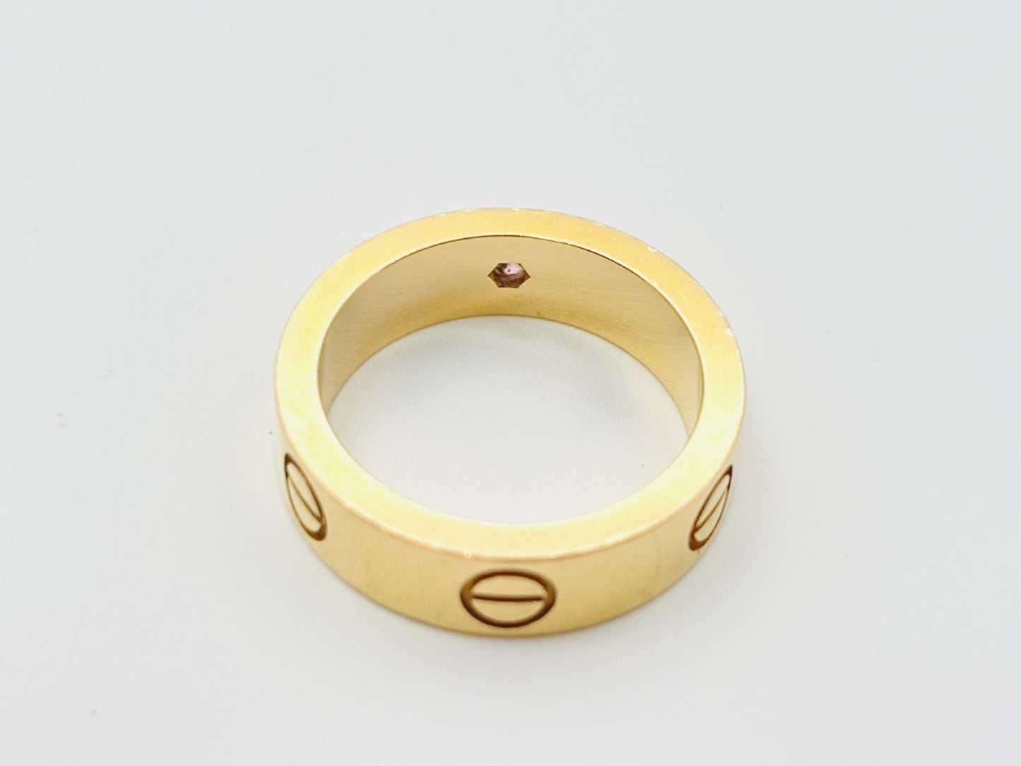Cartier Love #53 1PS YG 750 9.4g Ring 