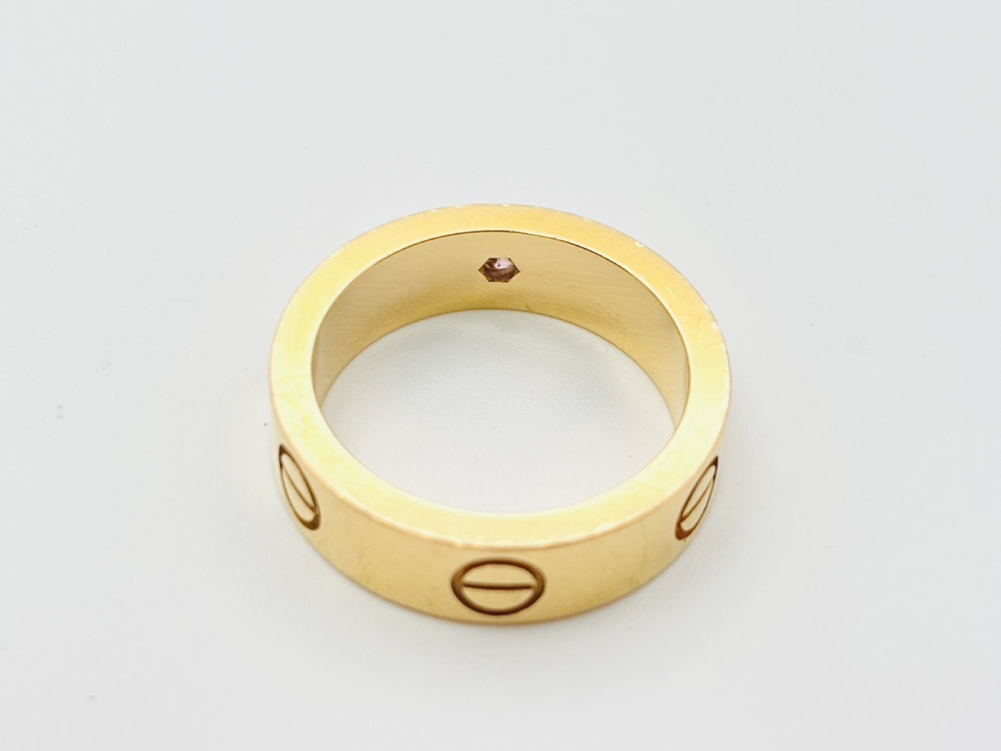 Cartier Love #53 1PS YG 750 9.4g Ring 
