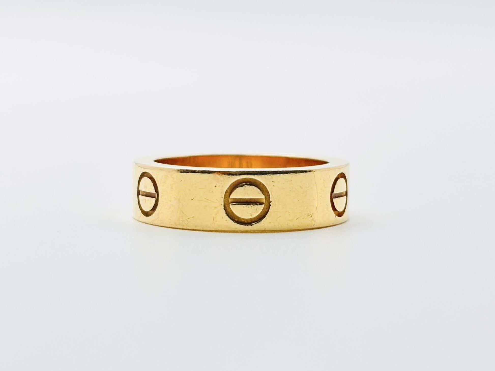 Cartier Love #53 1PS YG 750 9.4g Ring 