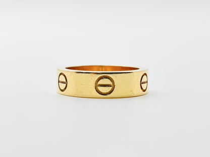 Cartier Love #53 1PS YG 750 9.4g Ring 