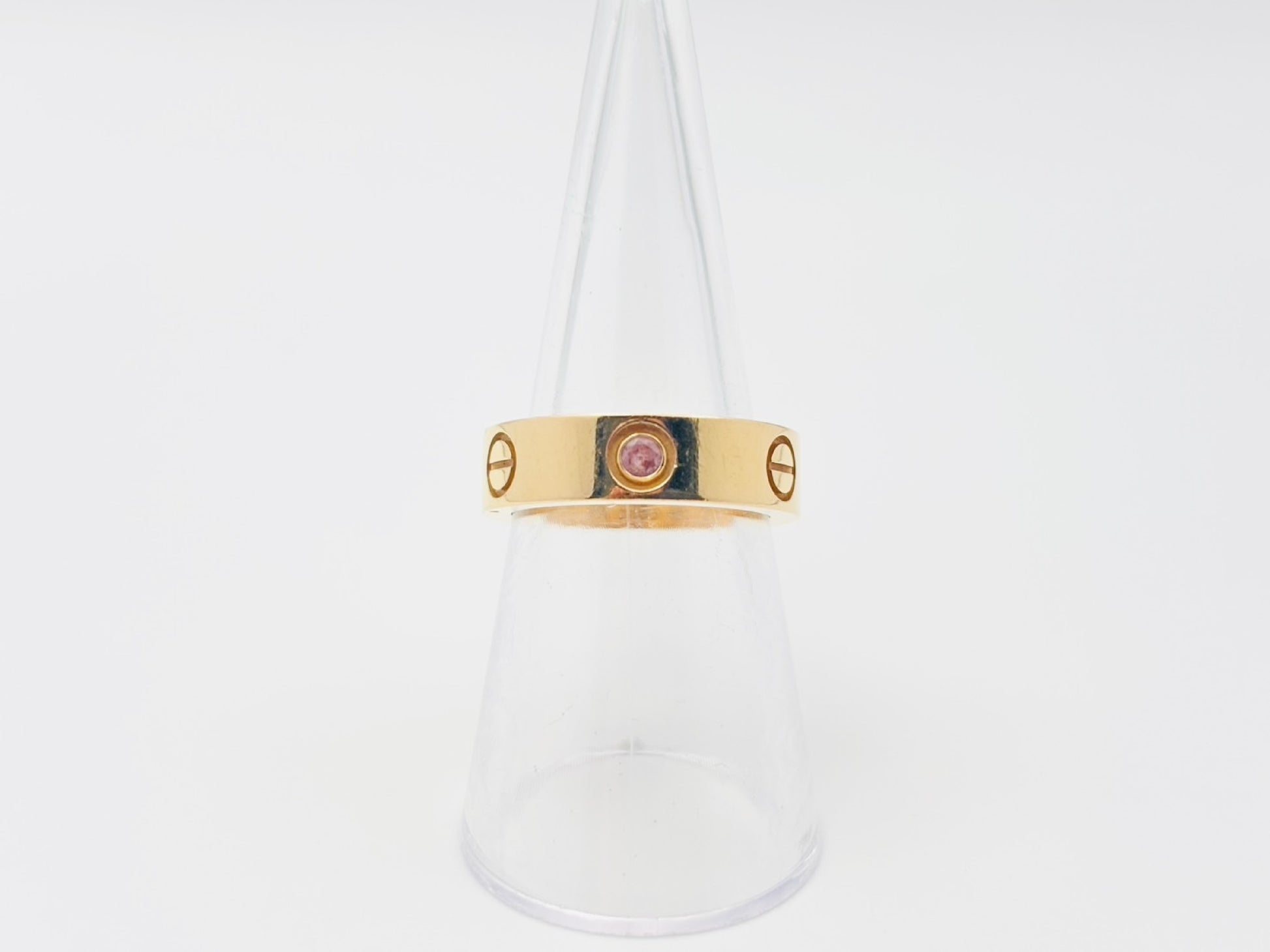Cartier Love #53 1PS YG 750 9.4g Ring 