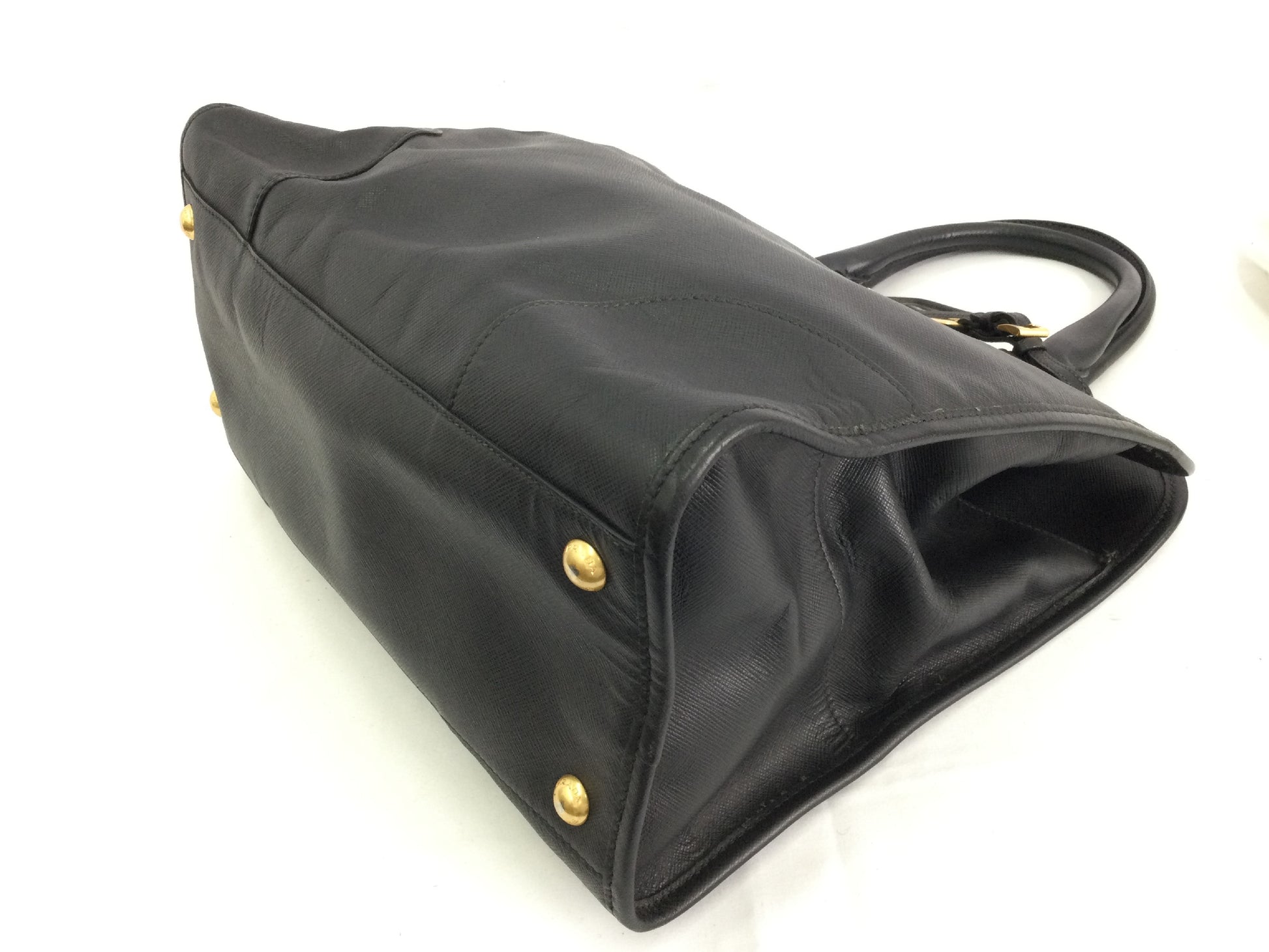PRADA Saffiano Handbag with White Tag