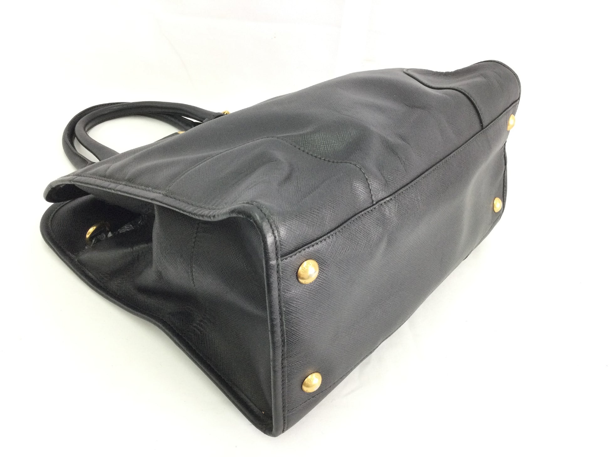 PRADA Saffiano Handbag with White Tag