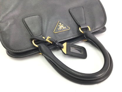 PRADA Saffiano Handbag with White Tag