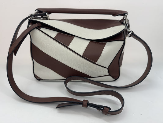 LOEWE Puzzle Bag Rugby Small Bag 2-Way Shoulder Bag
