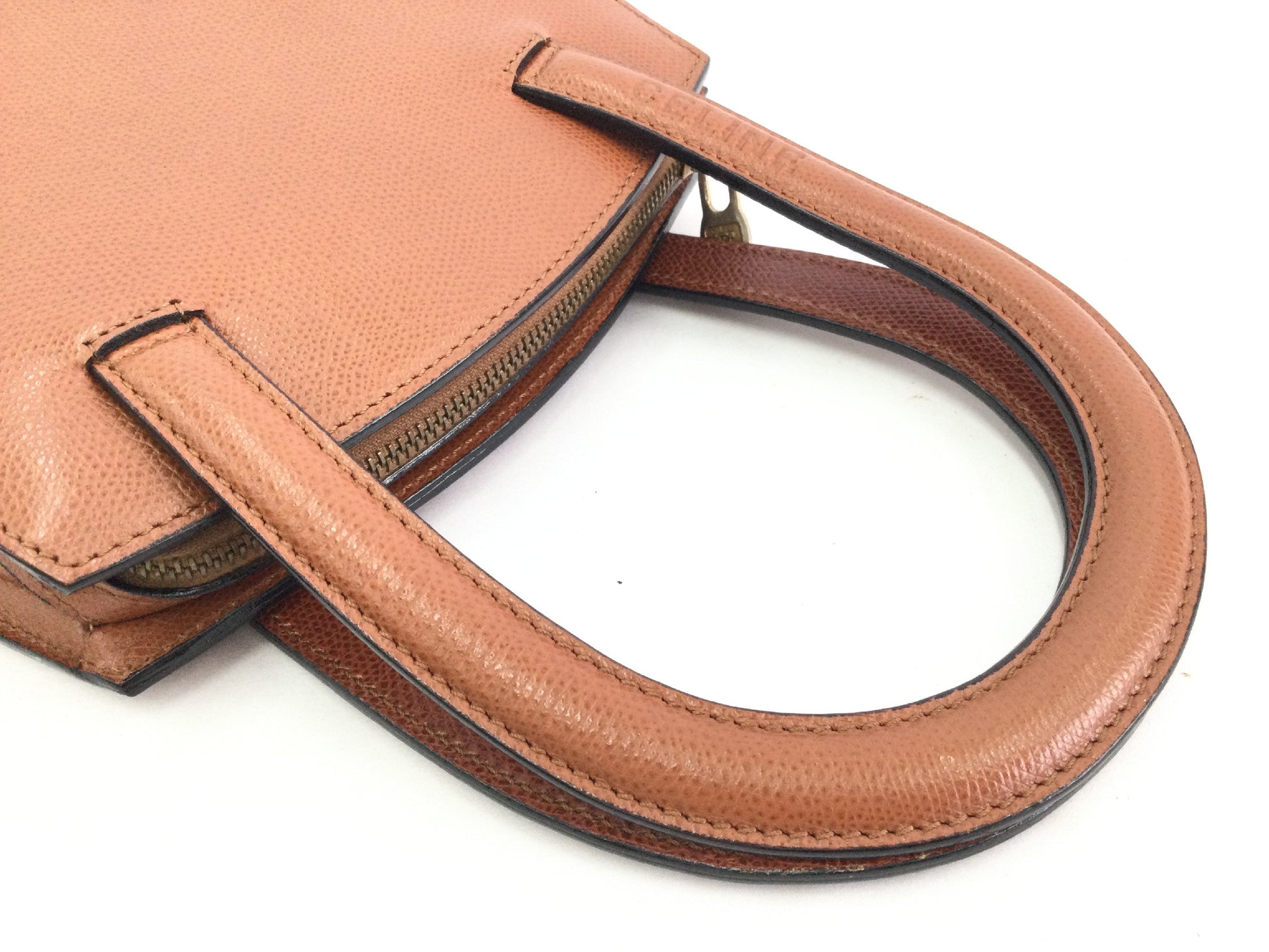 CELINE Brown Leather Handbag