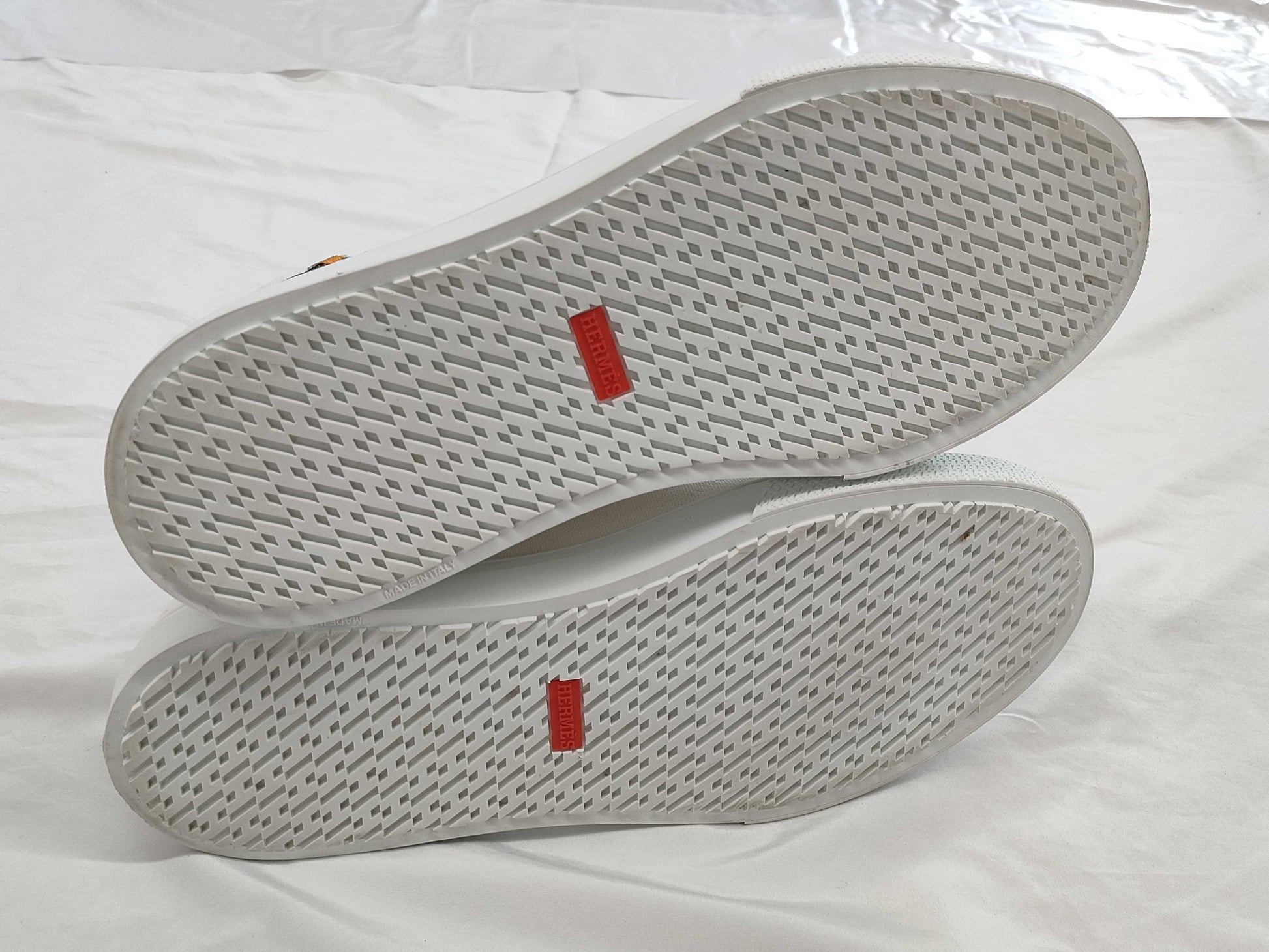 HERMES Iriko Sneakers with Replacement Laces, Purchased January 24, 2025, Size 43.5