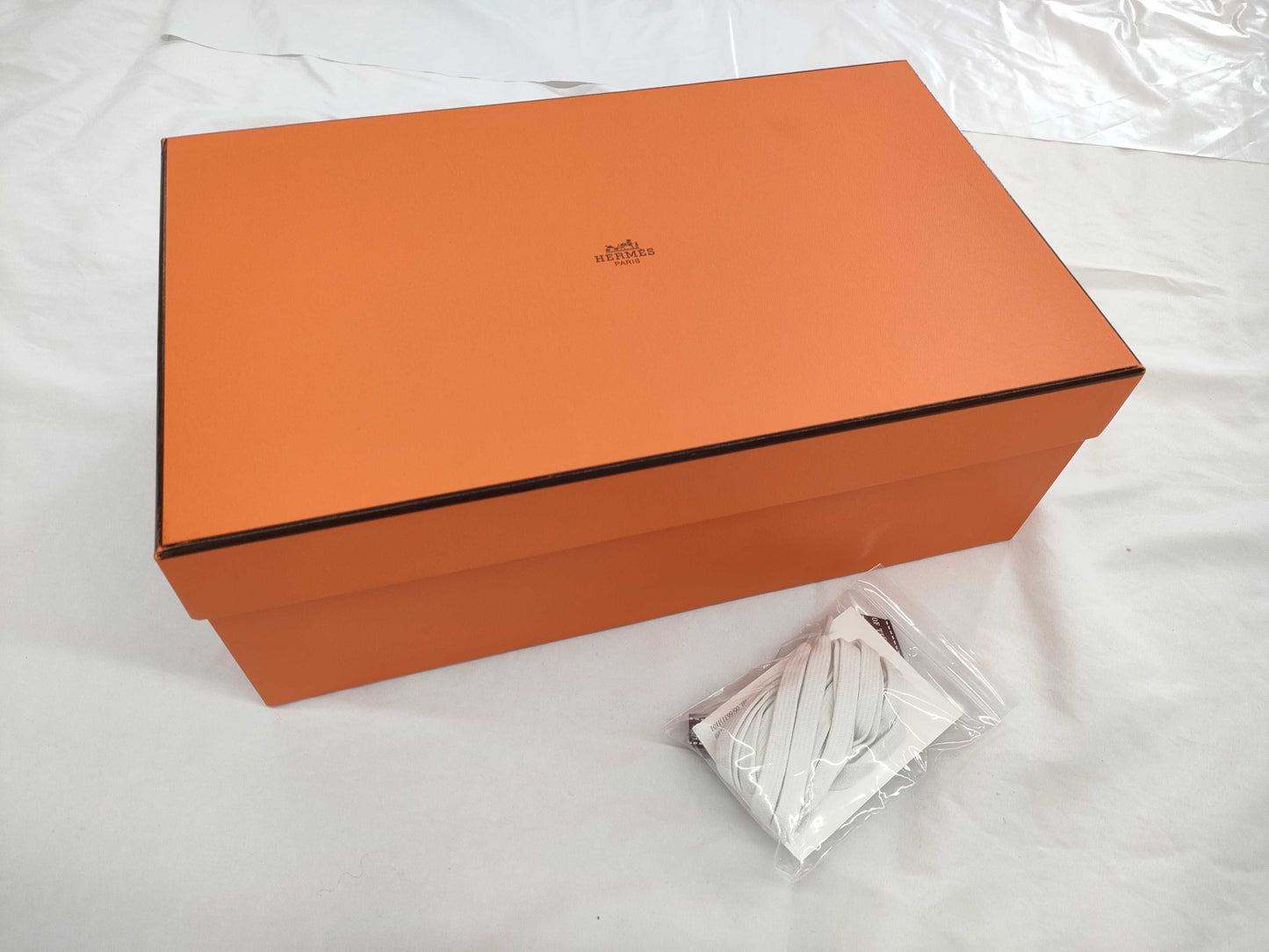 HERMES Iriko Sneakers with Replacement Laces, Purchased January 24, 2025, Size 43.5