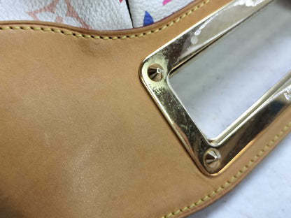 LOUIS VUITTON Monogram Multicolor Louis Vuitton Multicolor Blanc Judy PM Shoulder Bag
