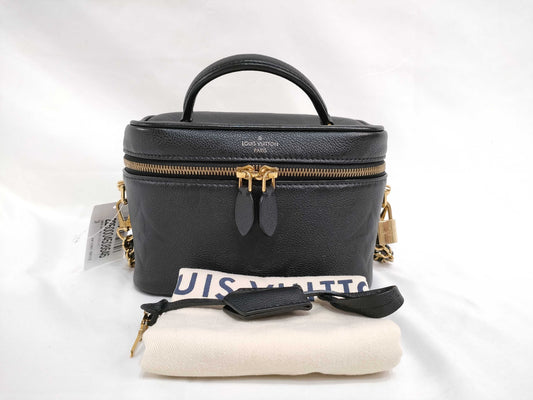 LOUIS VUITTON M57118 Monogram LOUIS VUITTON Empreinte Vanity PM Black 2-way Shoulder Bag M57118
