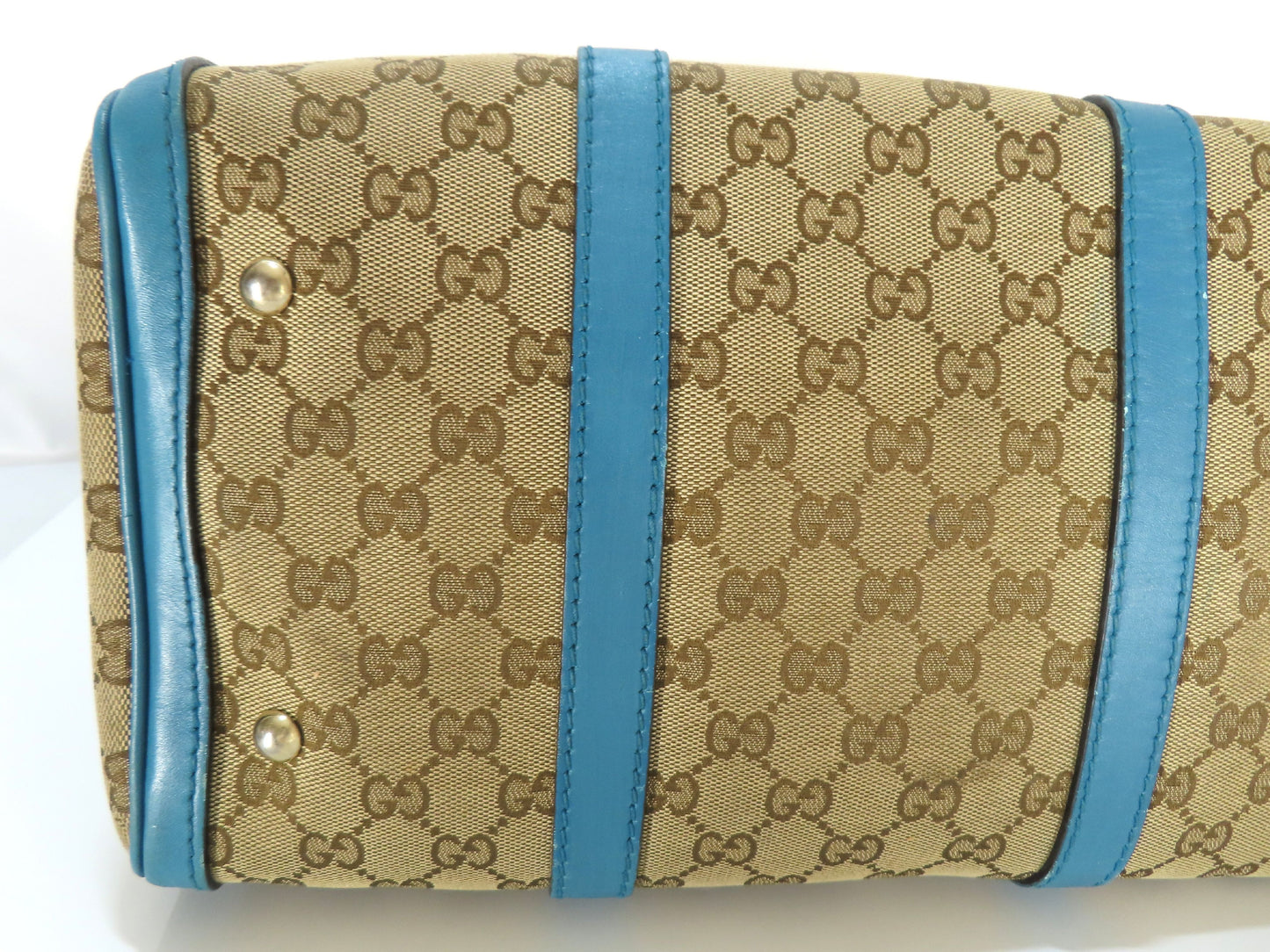 GUCCI GG Imprime GUCCI GG Canvas Boston Handbag