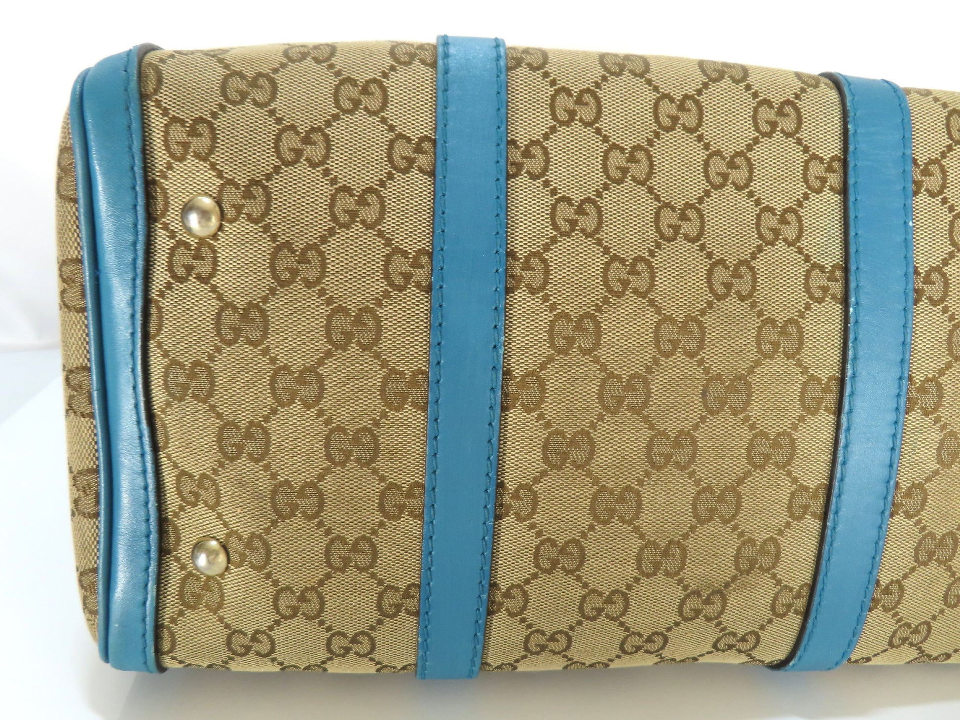 GUCCI GG Imprime GUCCI GG Canvas Boston Handbag