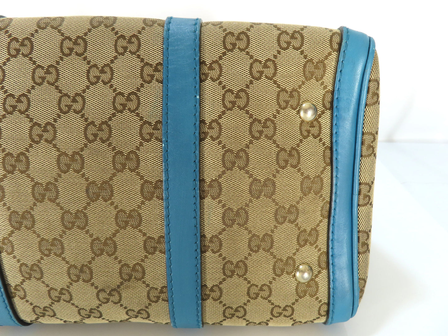 GUCCI GG Imprime GUCCI GG Canvas Boston Handbag