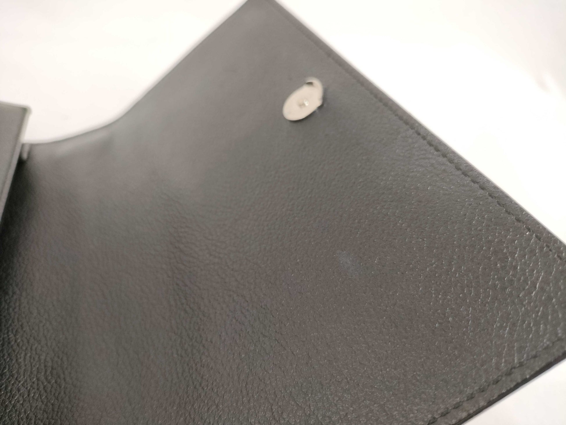 SAINT LAURENT YSL Leather Chain Shoulder Bag Black Shoulder Bag